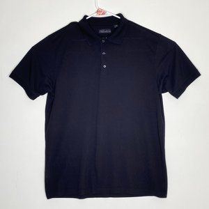Perry Ellis Portfolio Black Short Sleeve Polo